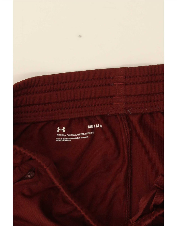 Under Armour Mens Calças de treino justas Borgonha média