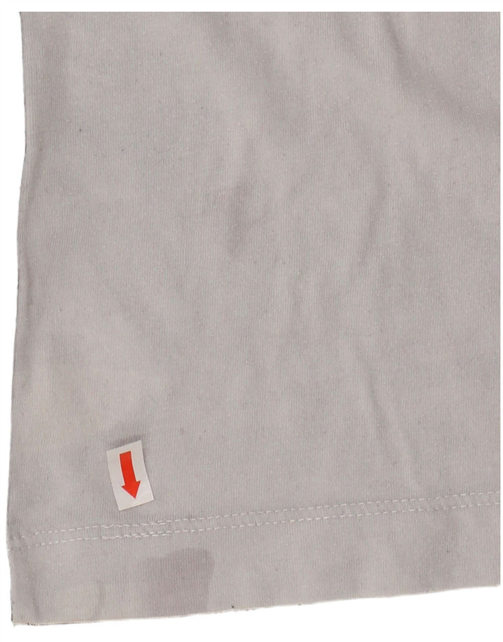 CALVIN KLEIN JEANS Mens Graphic T-Shirt Top Medium Grey Cotton