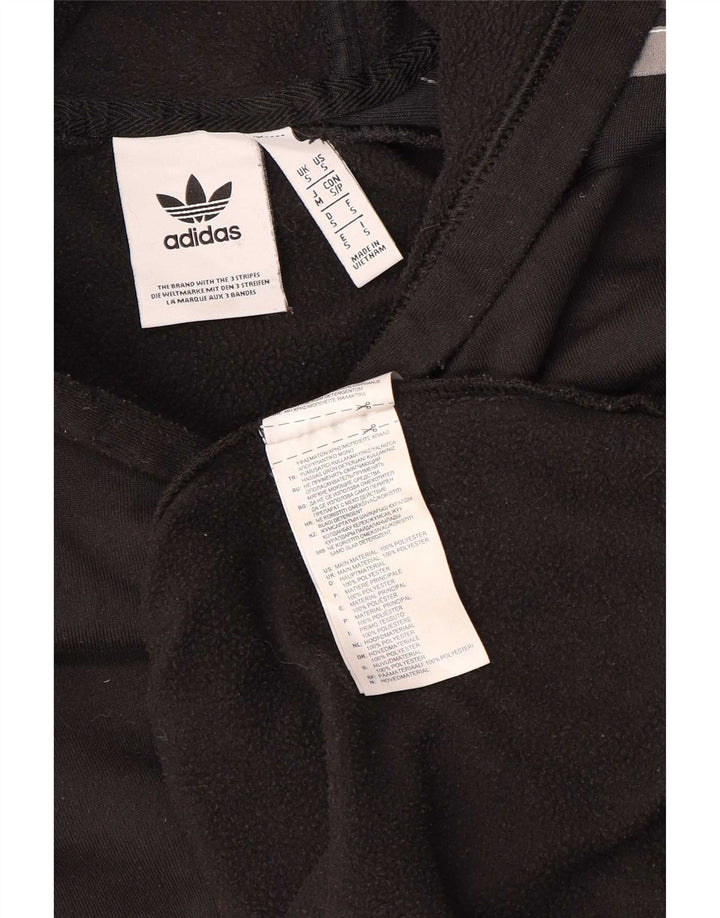 Adidas masculino gráfico moletom com capuz pequeno preto colorblock poliéster