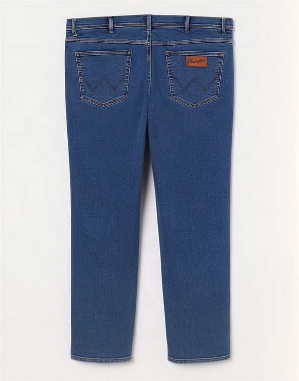 Wrangler Masculino Texas Straight Jeans W44 L32 Azul