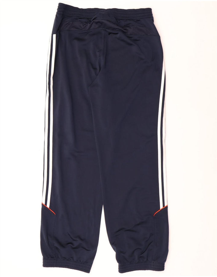 ADIDAS Calças de treino masculinas Joggers UK 40/42 Médio Azul Marinho Poliéster