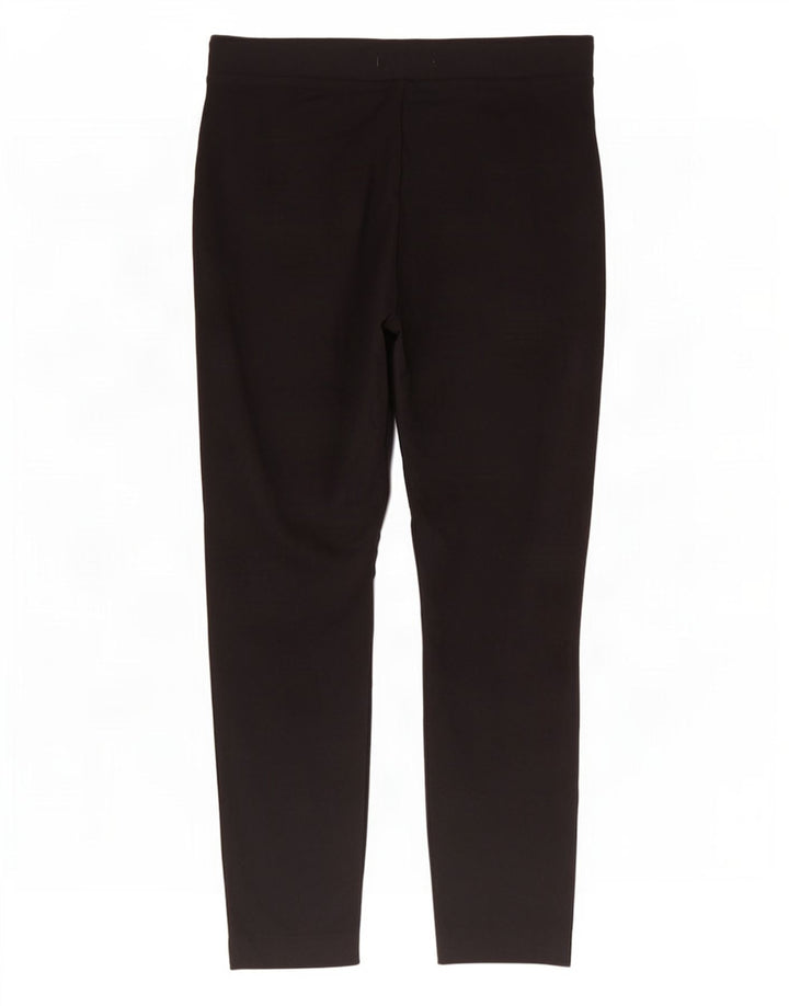 Leggings femininos Marks & Spencer Reino Unido 12 viscose preta média