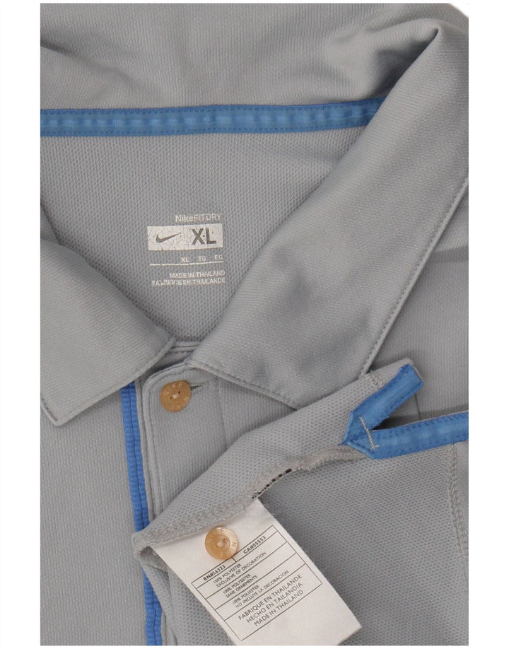 Camisa polo masculina NIKE XL cinza poliéster