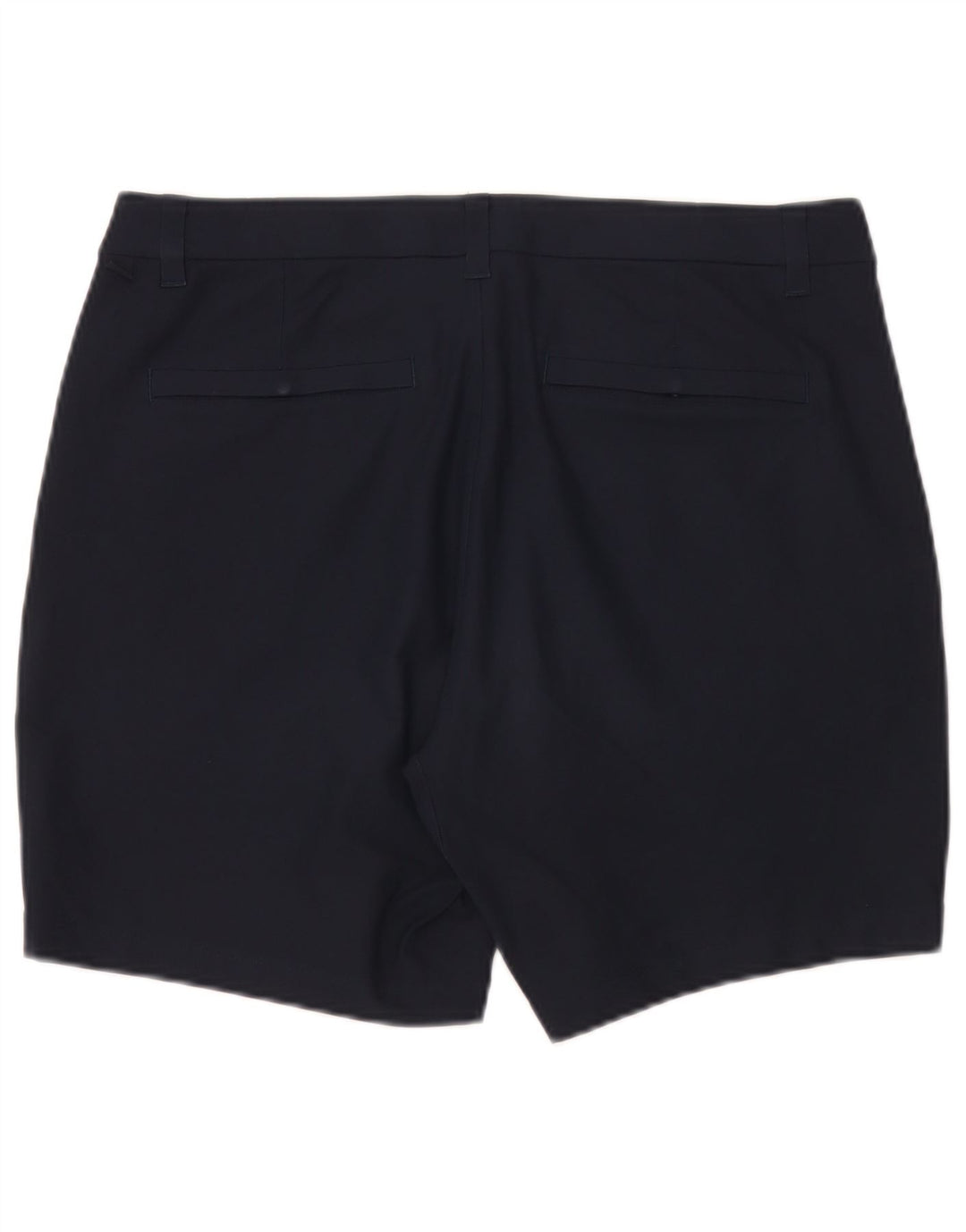 Lululemon Mens Chino Shorts W33 Poliéster Azul Marinho Médio
