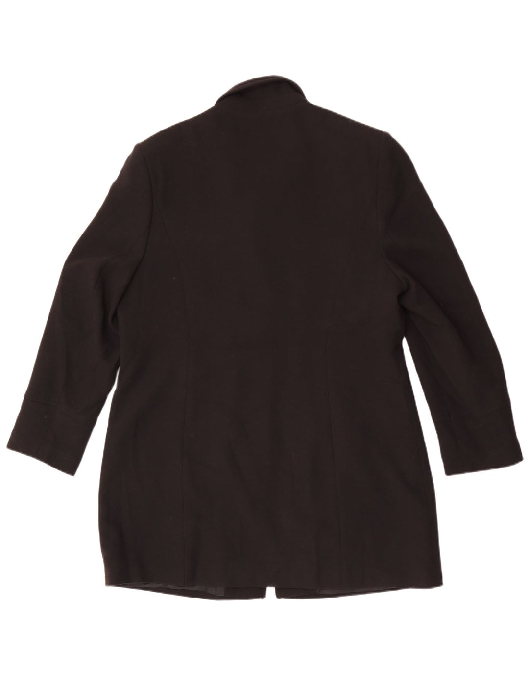 Sobretudo feminino Marks & Spencer St. Michael UK 18 XL preto poliéster