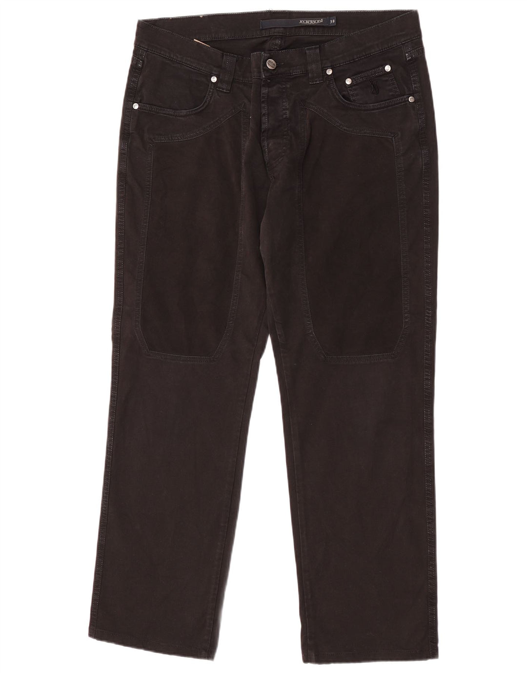 Jeans retos masculinos Jeckerson W38 L30 algodão preto