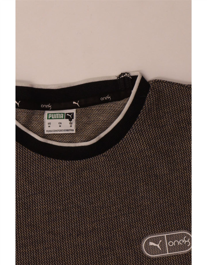 Puma Camiseta Masculina Top Marrom Médio