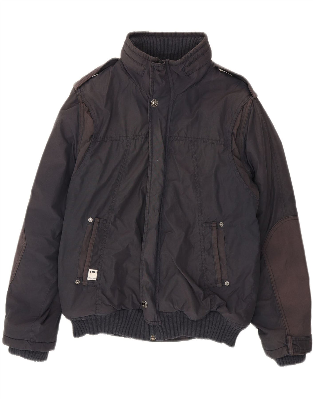 Jaqueta bomber militar Timberland Boys 11-12 anos azul marinho poliamida