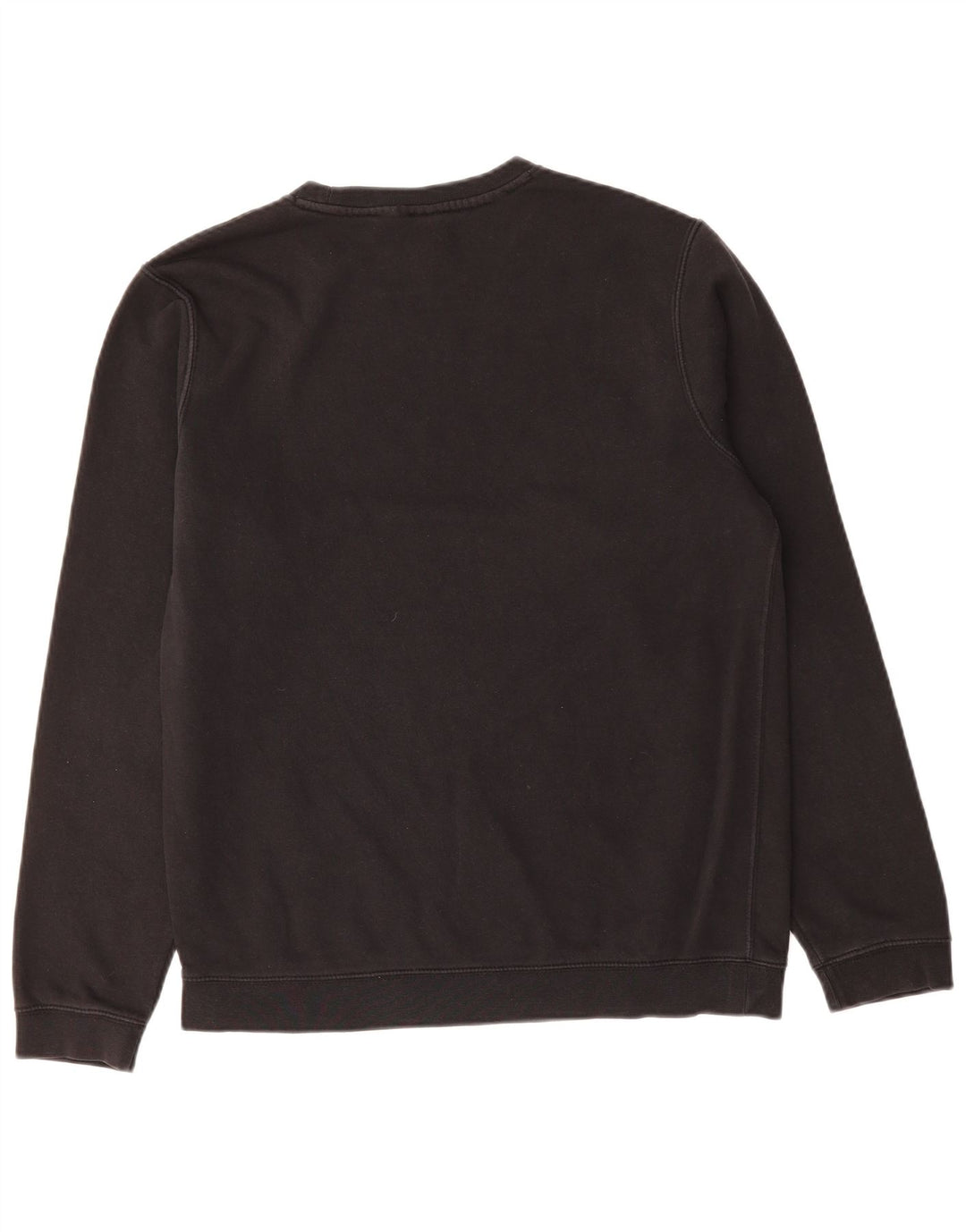 NIKE Mens Graphic Moletom Jumper Médio Algodão Preto