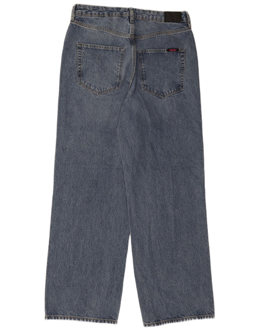 Superdry Mens Loose Jeans W32 L30 Azul Algodão