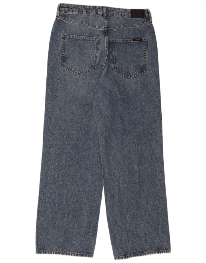 Superdry Mens Loose Jeans W32 L30 Azul Algodão