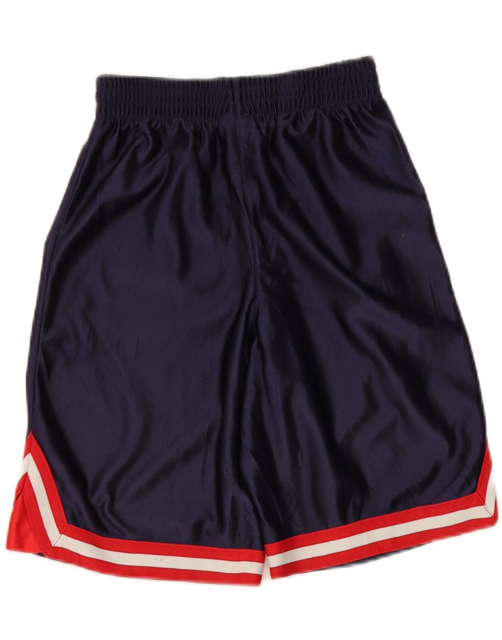 Shorts esportivos Russell Athletic Boys 7-8 anos azul marinho poliéster