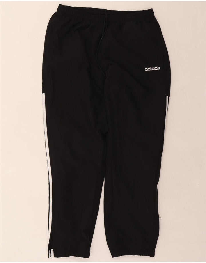 Adidas Mens Treino Calças Joggers Grande Poliéster Preto