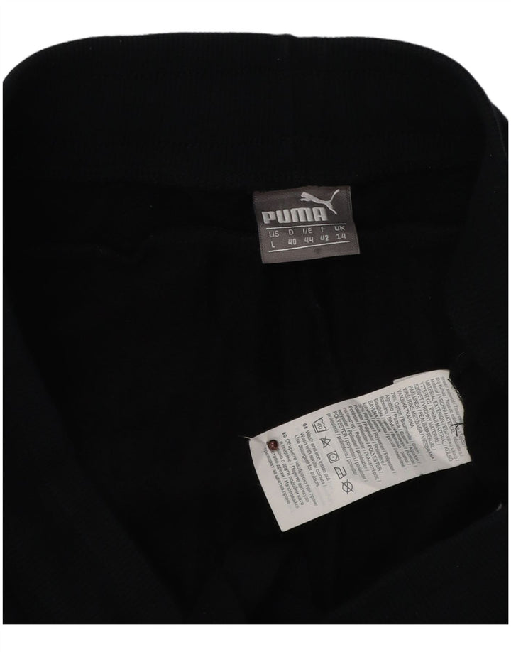 Calça de treino feminina PUMA Joggers UK 14 grande algodão azul marinho