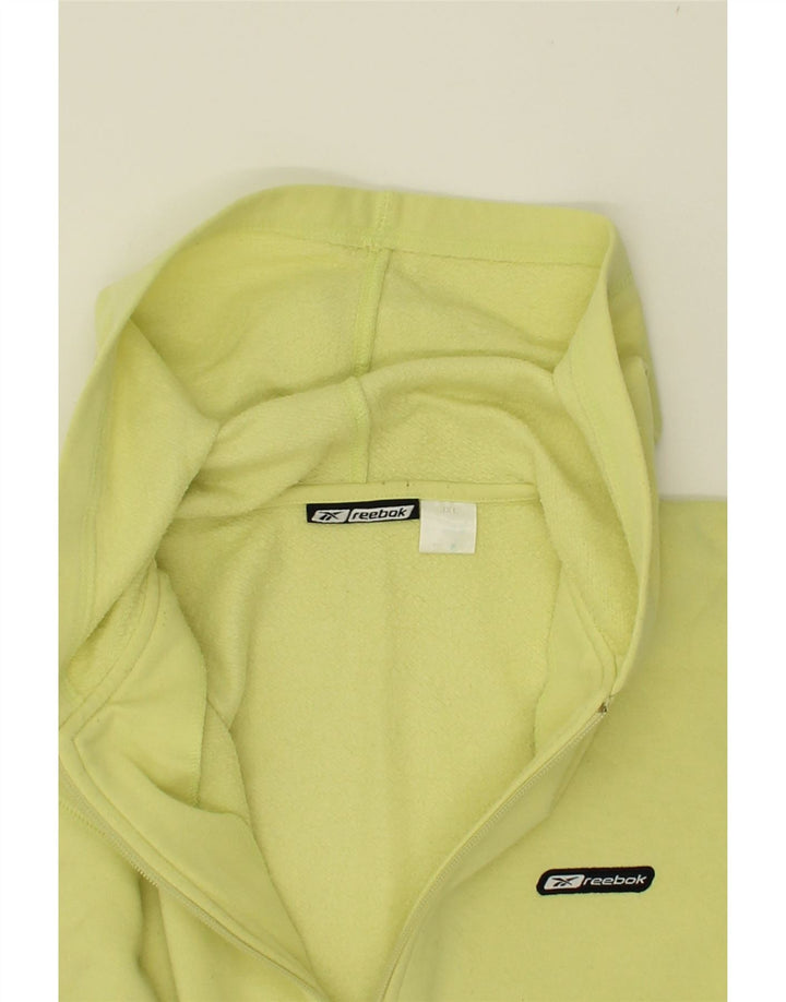 REEBOK Boys Zip Hoodie Sweater 13-14 Years XL Green Polyester Vintage Reebok and Second-Hand Reebok from Messina Hembry 
