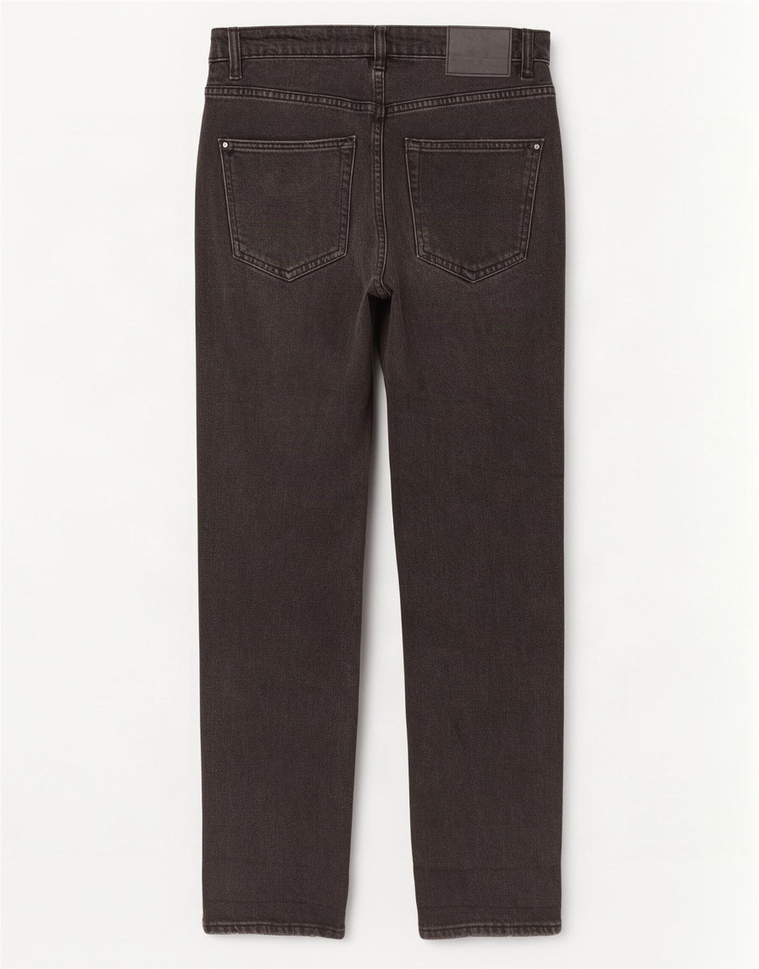 Zara Jeans feminino de cintura alta UE 38 pequeno W28 L27 cinza