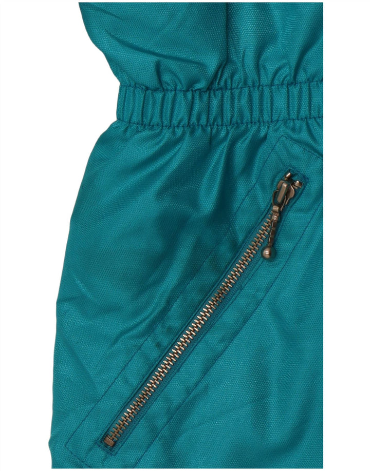 Jaqueta de esqui oversized feminina DUBIN EU 44 XL azul colorblock esportivo