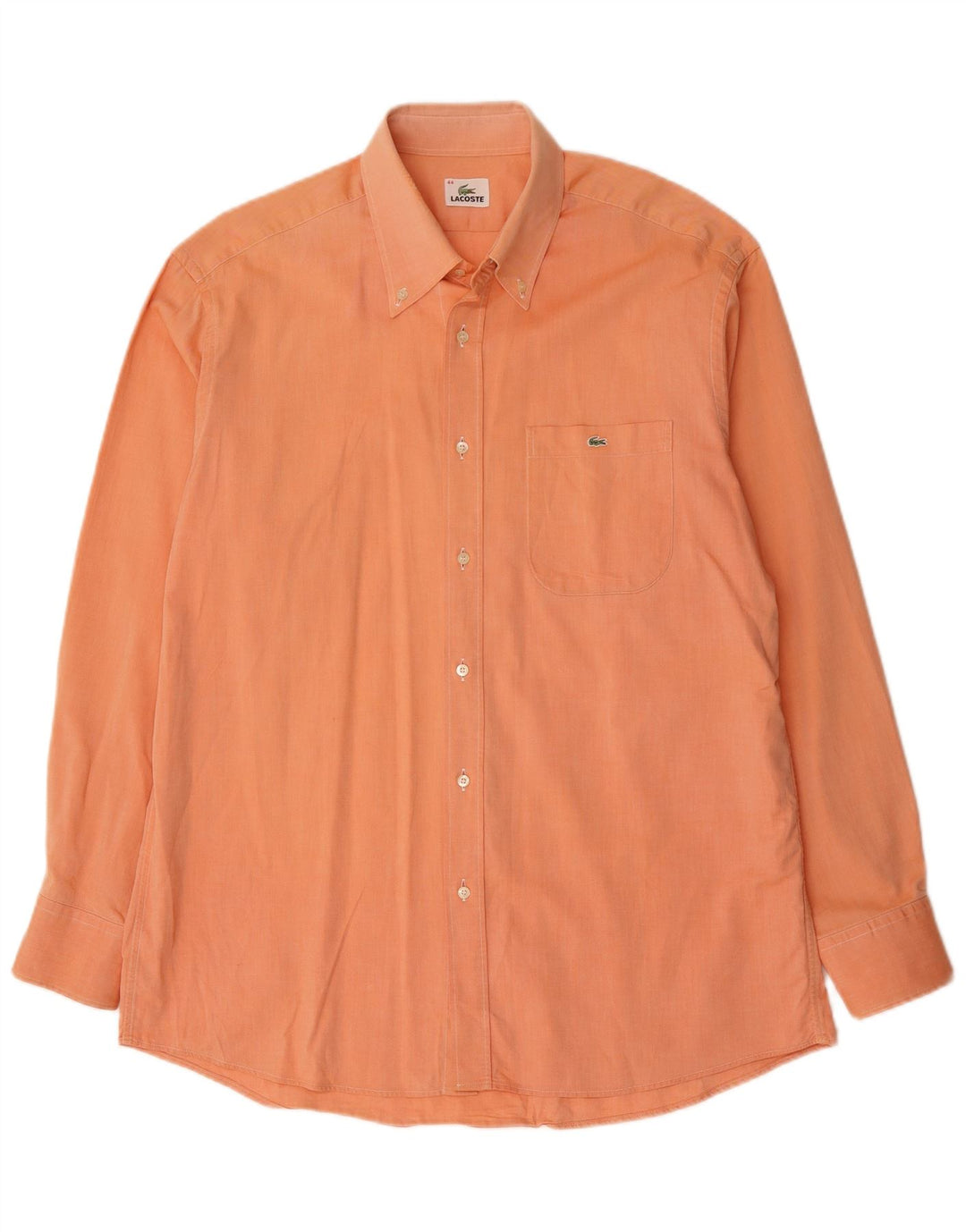 Camisa masculina LACOSTE tamanho 44 XL laranja algodão