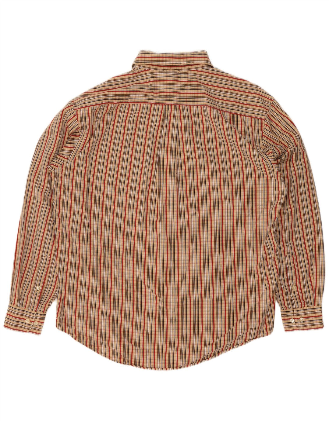Camisa masculina Tommy Hilfiger XL algodão xadrez bege