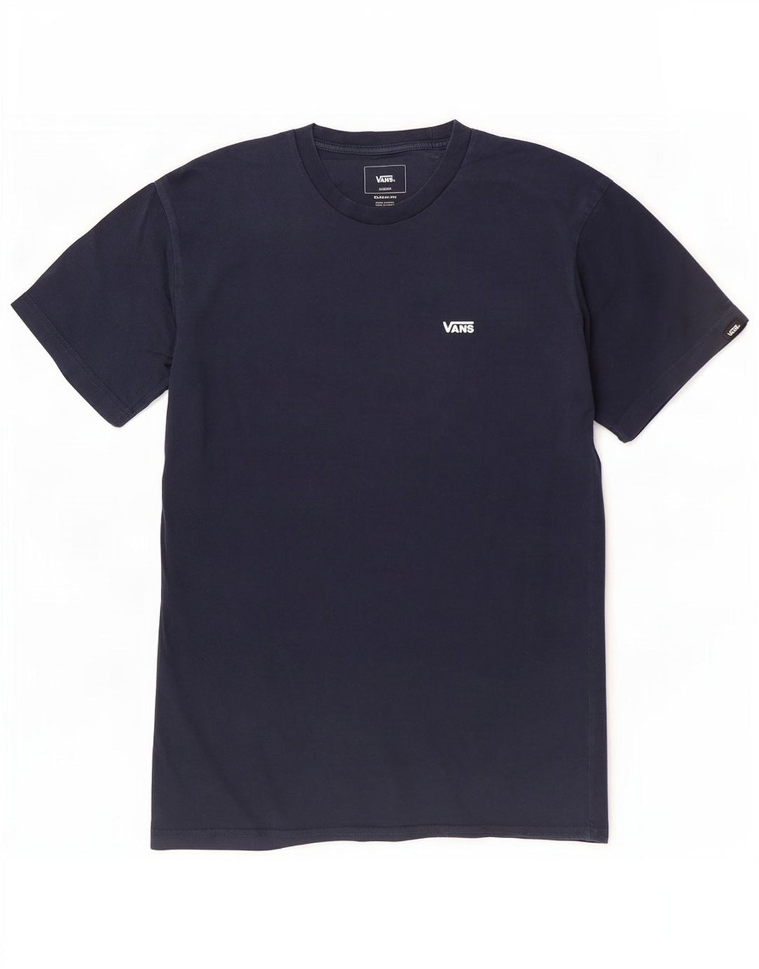 Camiseta Vans Masculina Classic Fit Top Médio Algodão Azul Marinho