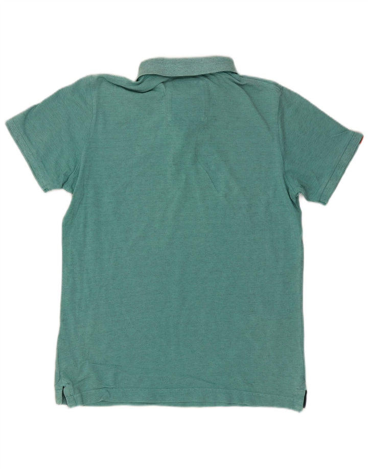 Camisa polo masculina Superdry 2XL algodão turquesa
