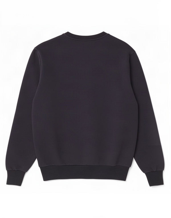 Ellesse moletom feminino jumper UK 12 médio azul marinho algodão retrô