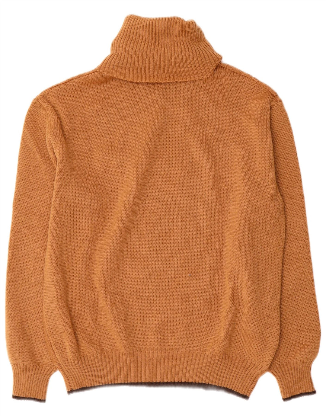 Suéter feminino vintage com gola redonda IT 50 XL marrom poliacrílico