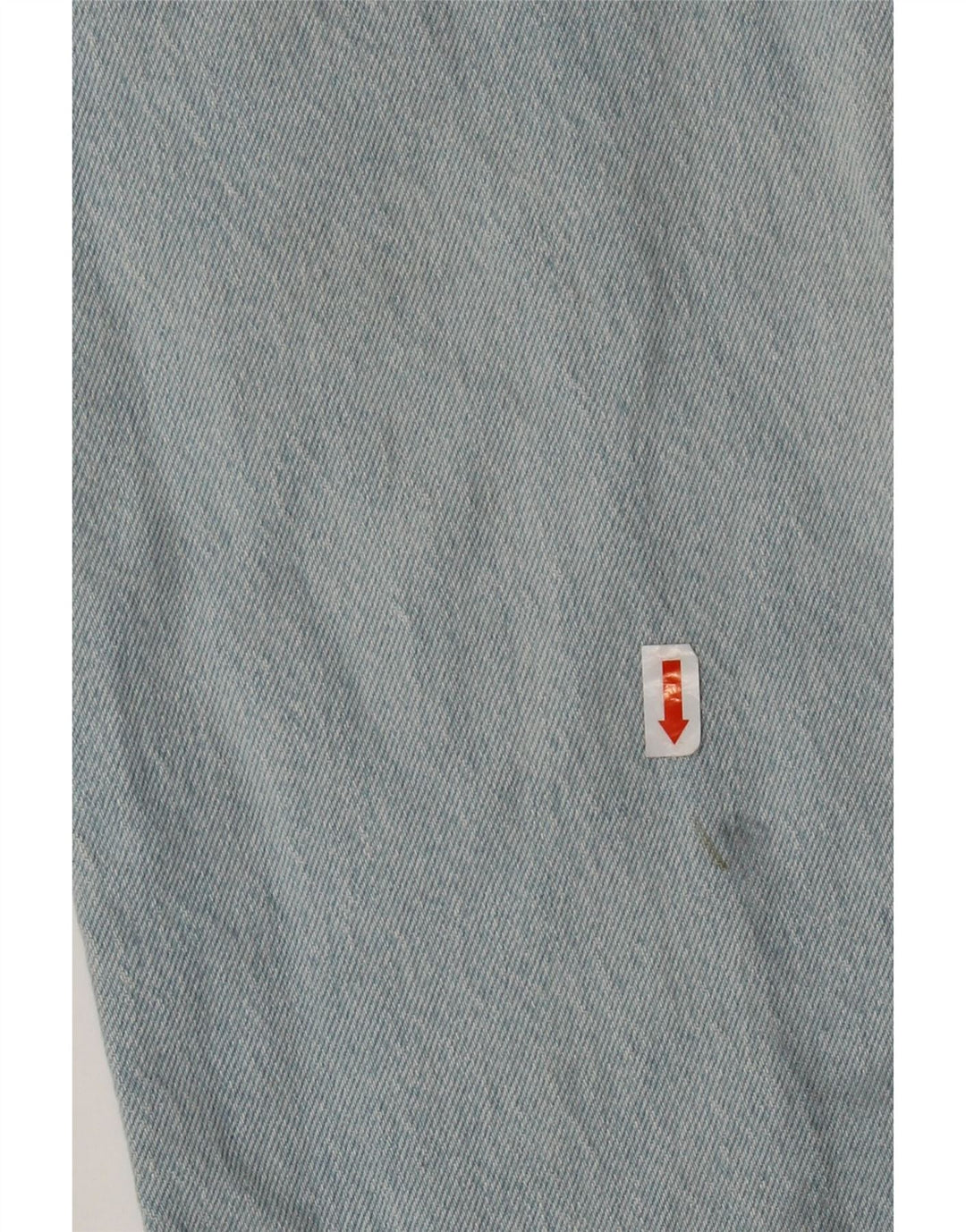 LEVI'S Masculino 501 Straight Jeans W28 L32 Azul Algodão