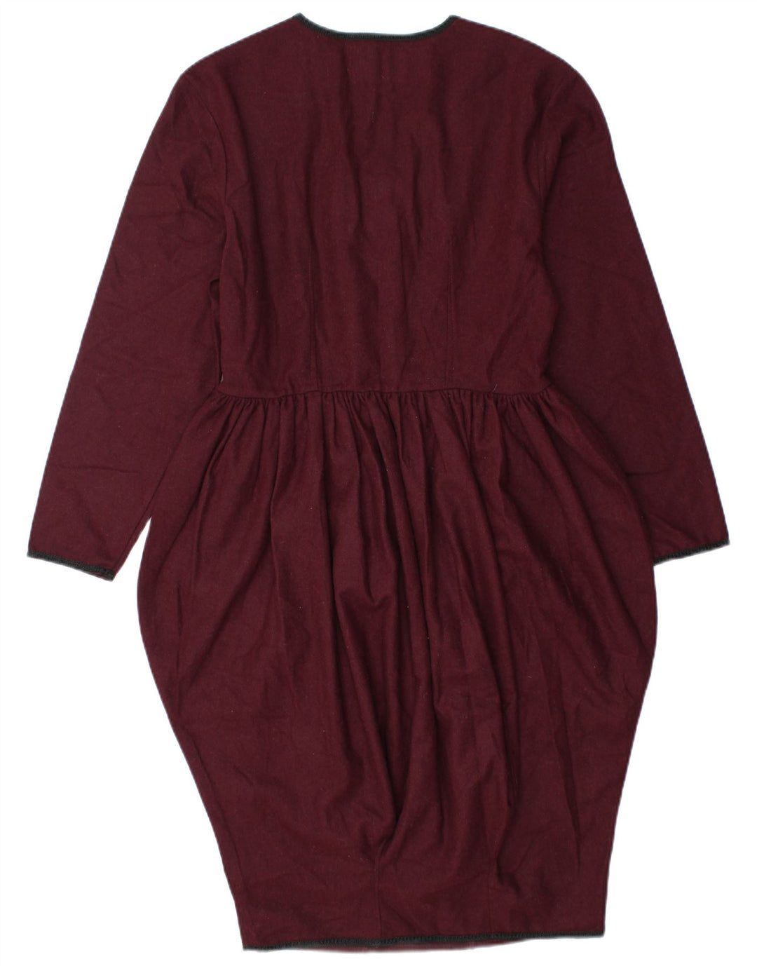 Vestido bolha feminino vintage IT 42 Médio Borgonha