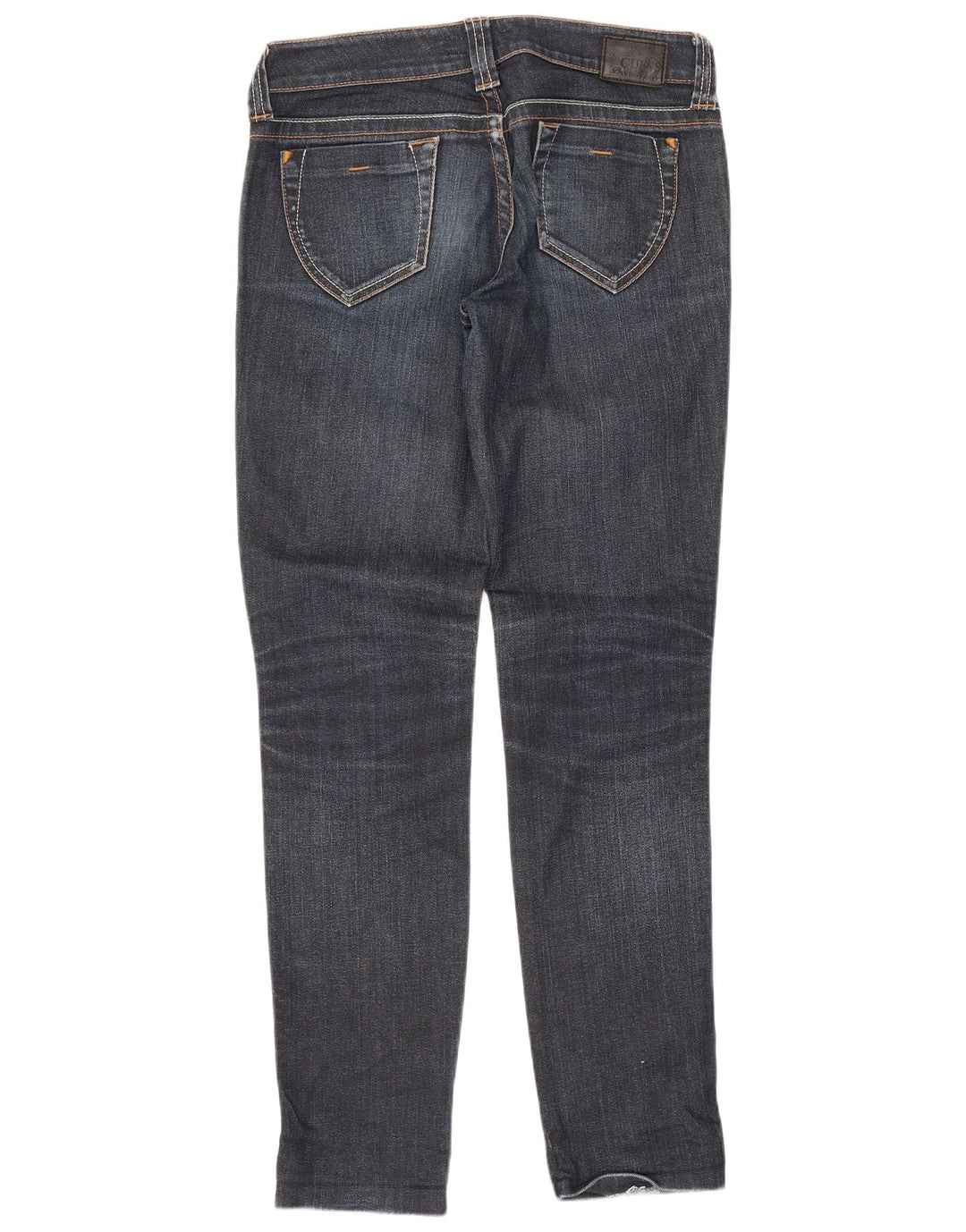 Guess Jeans Slim Feminino W27 L29 Azul Marinho Algodão