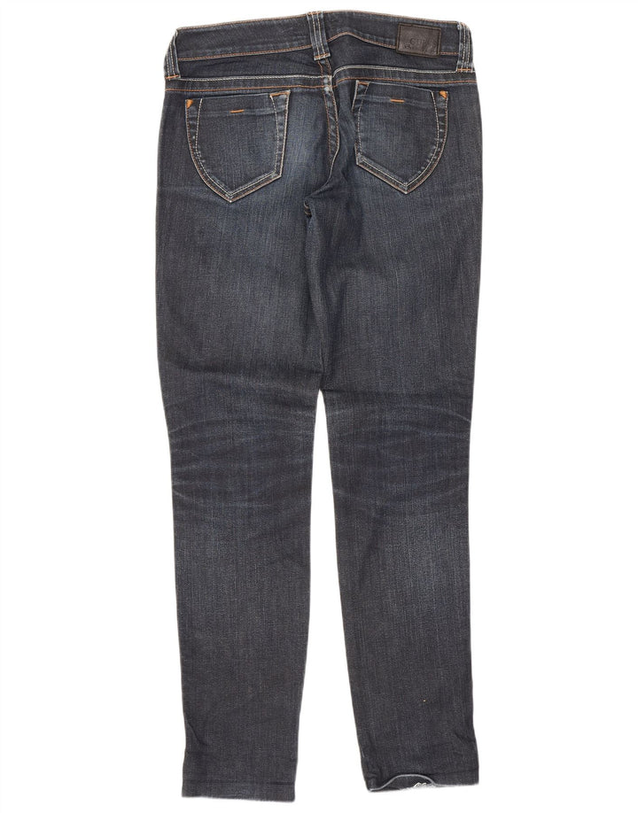 Guess Jeans Slim Feminino W27 L29 Azul Marinho Algodão