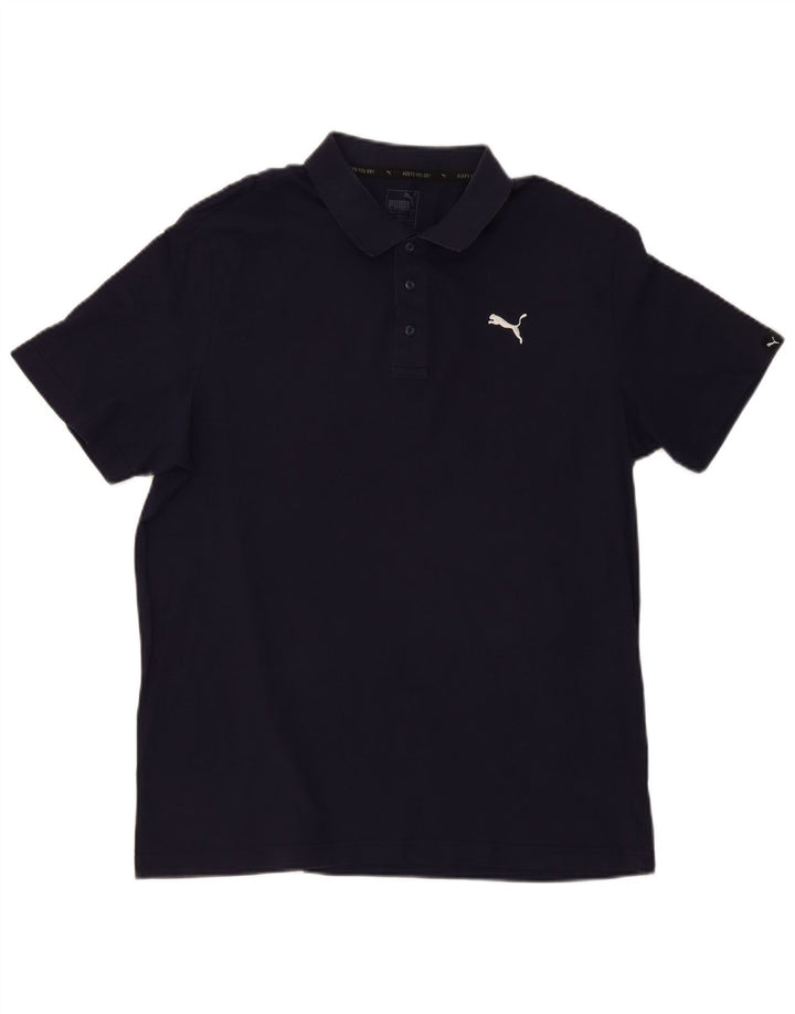 Camisa polo masculina Puma grande azul marinho
