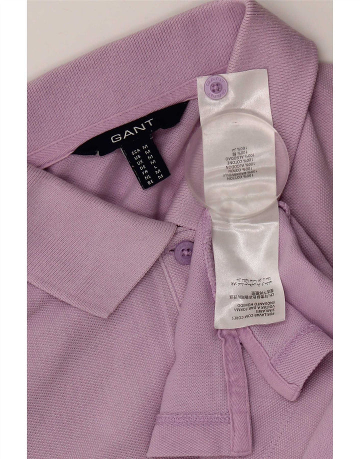 Camisa polo feminina Gant UK 12 algodão roxo médio