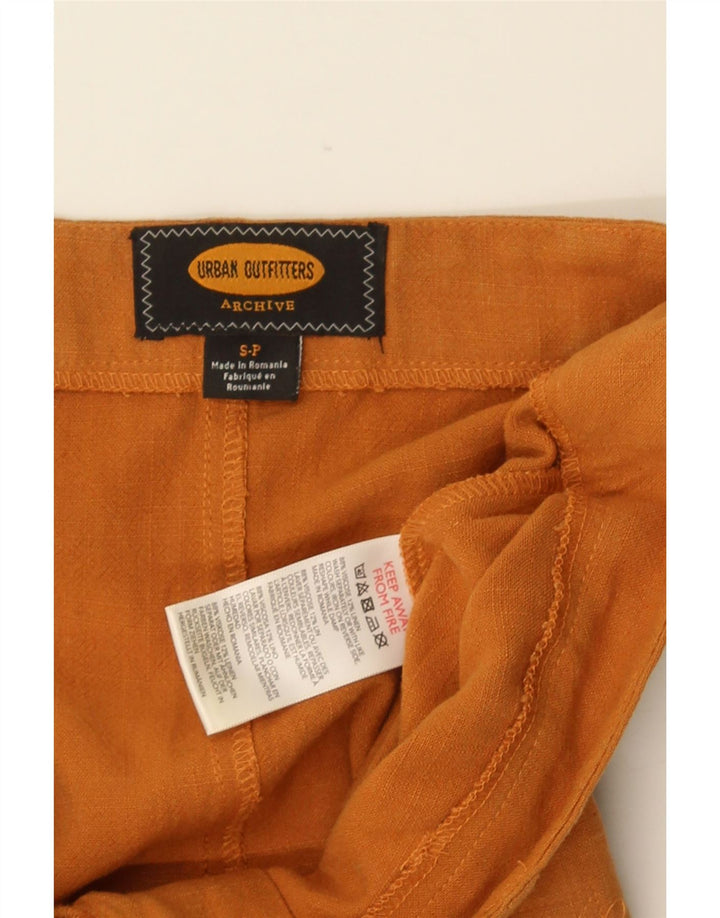 URBAN OUTFITTERS Mini saia cargo feminina pequena W30 marrom viscose