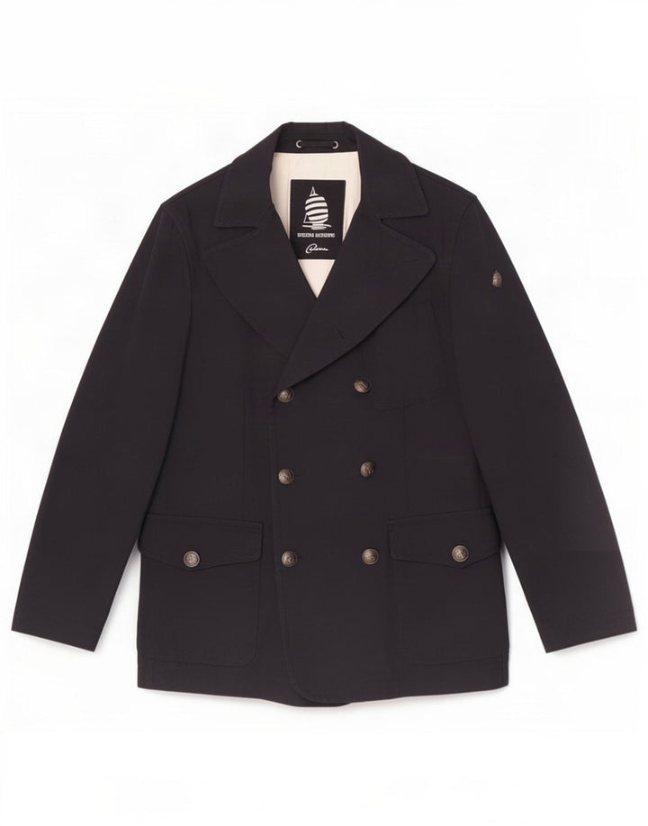 Jaqueta blazer masculina Marina Yachting com peito duplo IT 48 médio preto