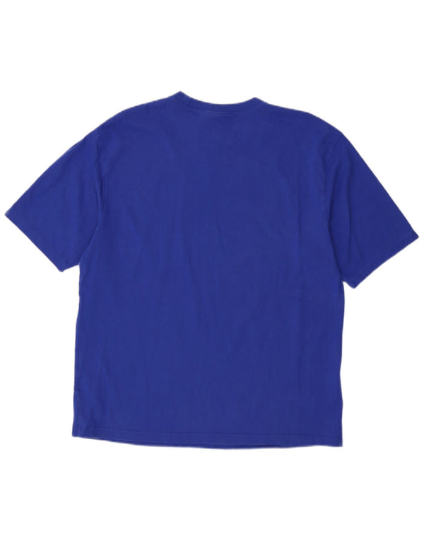 Camiseta Adidas Feminina Loose Fit Top UK 12 Médio Algodão Azul