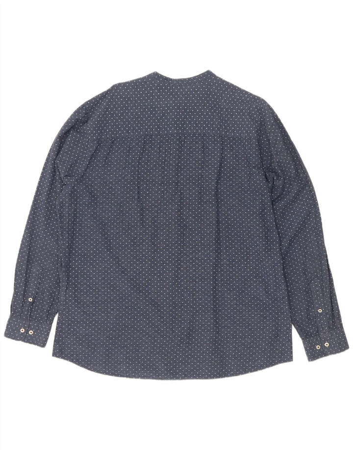 Camisa masculina Jack & Jones 2XL algodão manchado azul