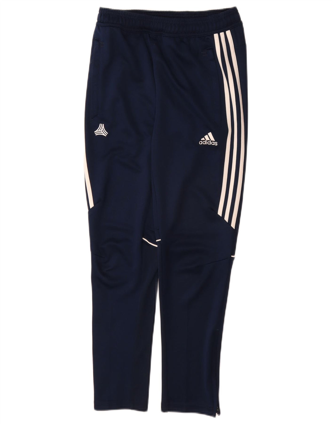 Calças de treino ADIDAS Menino Climacool 11-12 anos azul marinho poliéster