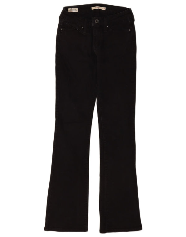 Calça jeans feminina Levi's 715 Bootcut W26 L32 algodão preto