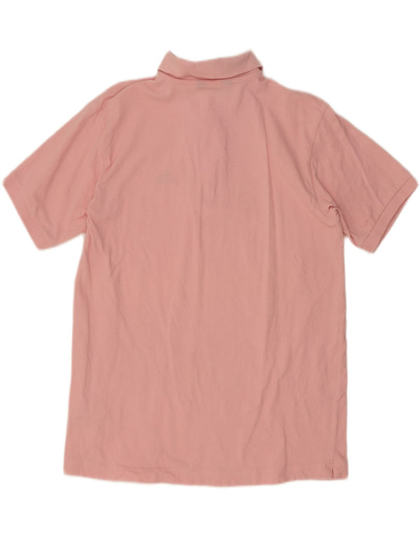 Camisa polo masculina Kappa grande algodão rosa