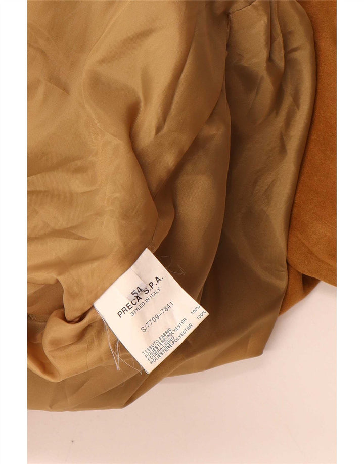 Porto Di Panama Mens Bomber Jacket IT 54 2XL Poliéster Bege