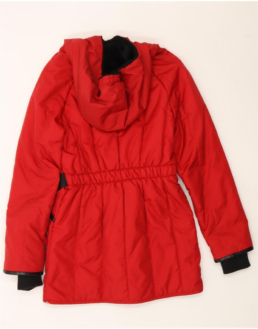 REFRIGIWEAR Girls Hooded Padded Coat 10-11 Years Red Vintage Refrigiwear and Second-Hand Refrigiwear from Messina Hembry 