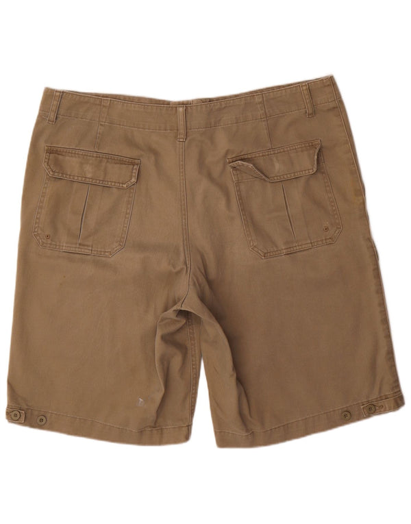 Shorts cargo masculino Marks & Spencer XL W40 algodão bege