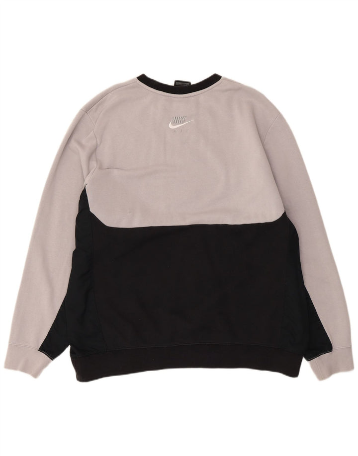 Moletom masculino NIKE Jumper XL cinza colorblock algodão