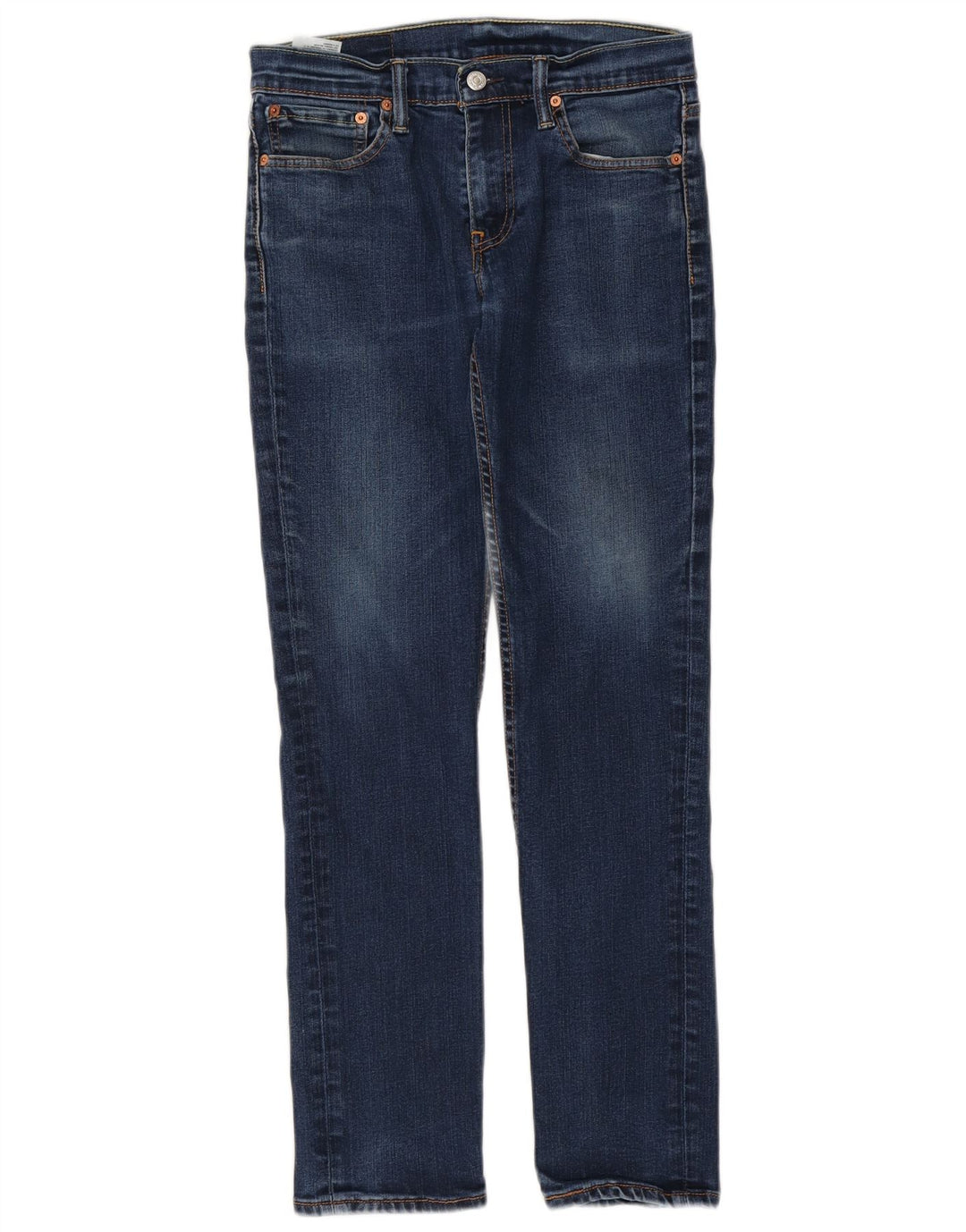 LEVI'S Feminino 511 Slim Jeans W32 L29 Azul Algodão