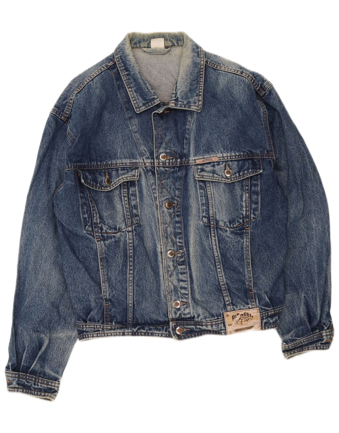 Jaqueta jeans masculina Pioneer UK 38 azul médio