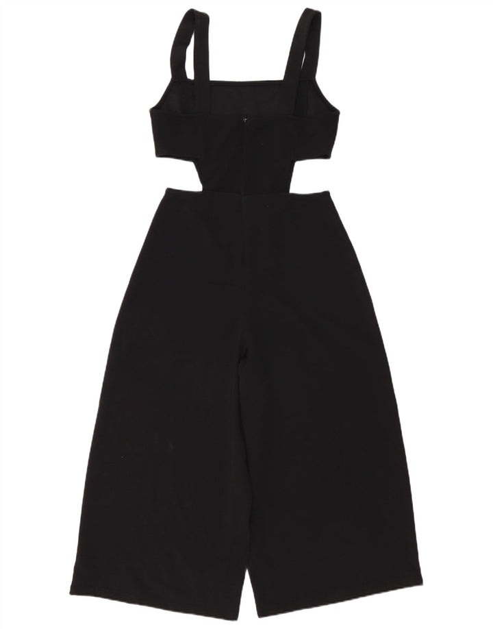 Macacão feminino sem mangas Zara UK 12 médio preto