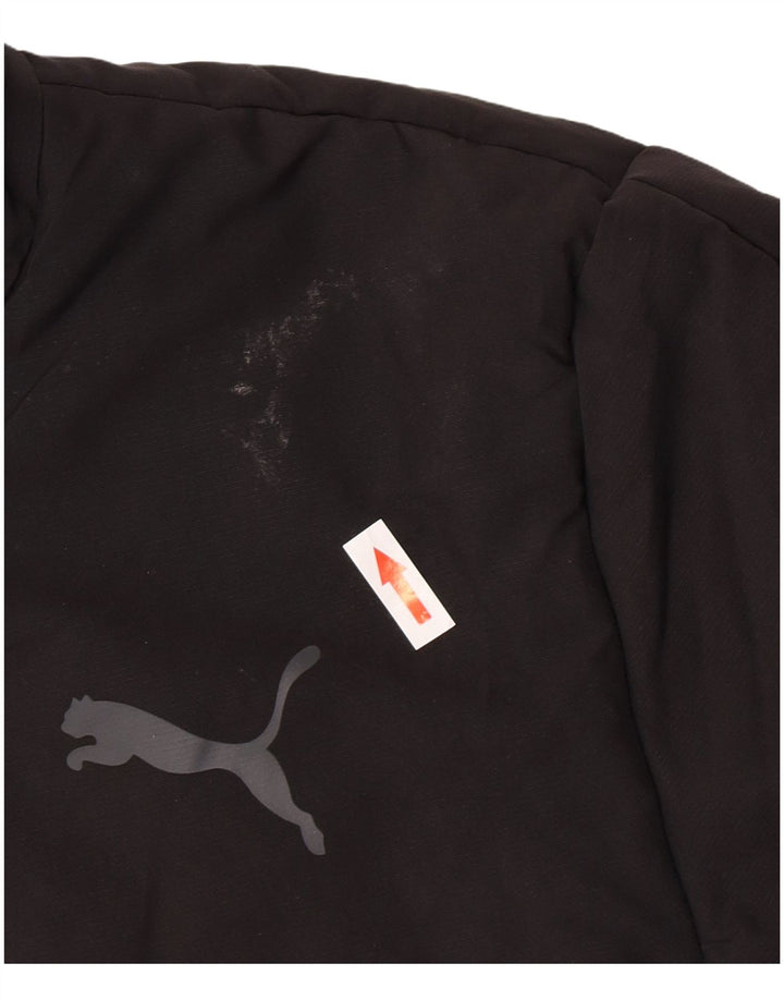 Jaqueta Puma Masculina Acolchoada UK 36 Pequena Poliéster Preto