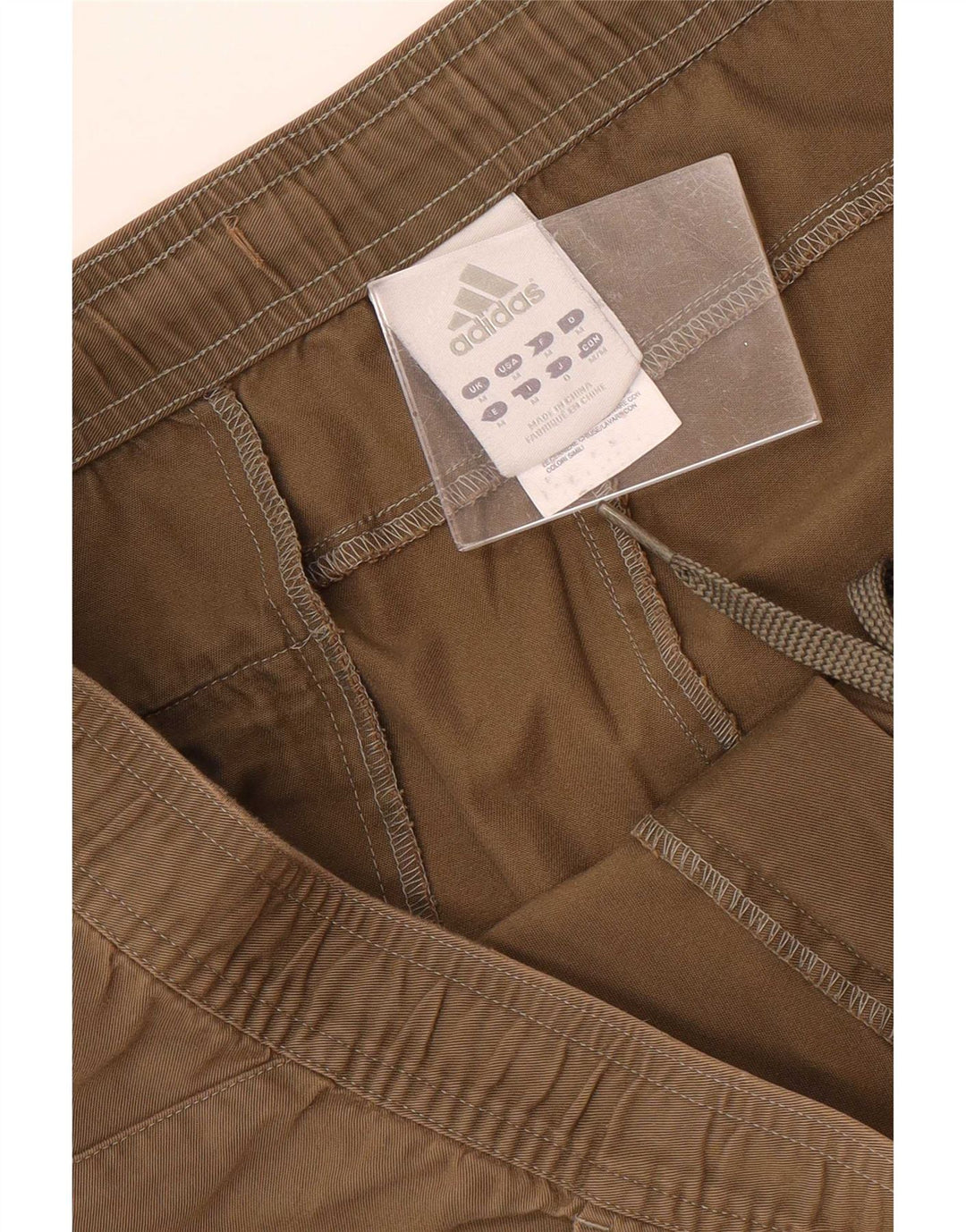 Adidas Mens Cargo Shorts Médio W32 Marrom