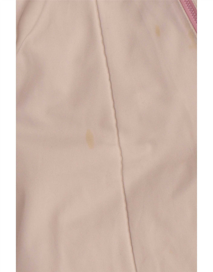 Calça de treino feminina Champion UK 14 grande poliéster branco